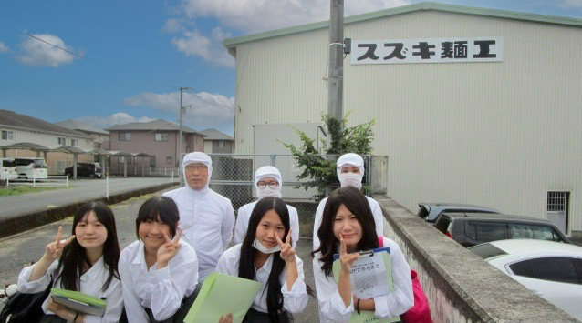 鴨方高校の皆さんが工場見学に来られました！